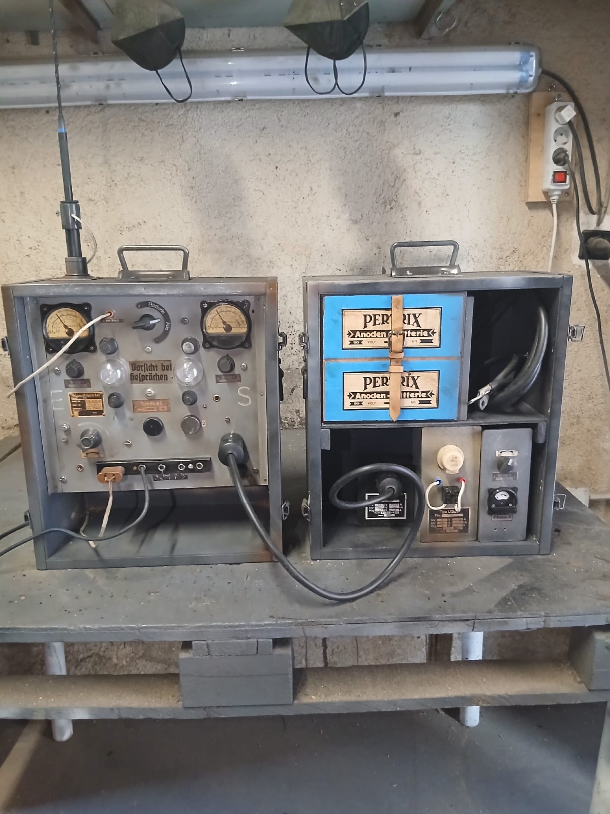 Ensemble radioet baterie allemande TORN FU D2 400 euros